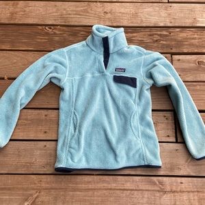 Patagonia Light Blue Re-Tool Snap-T Pullover